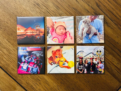 Custom 2.5" Photo Magnets (Set of 3)